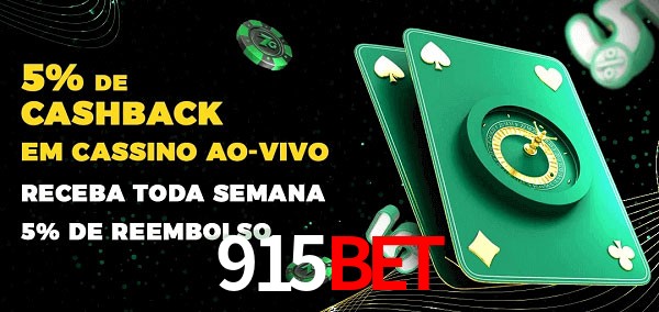 Promoções do cassino ao Vivo 915bet